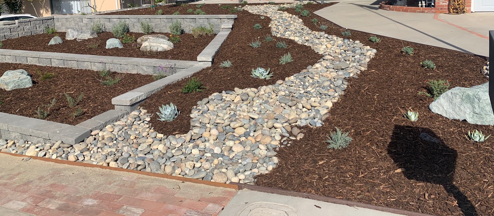 County Turf Replacement Adjacent to a County Road